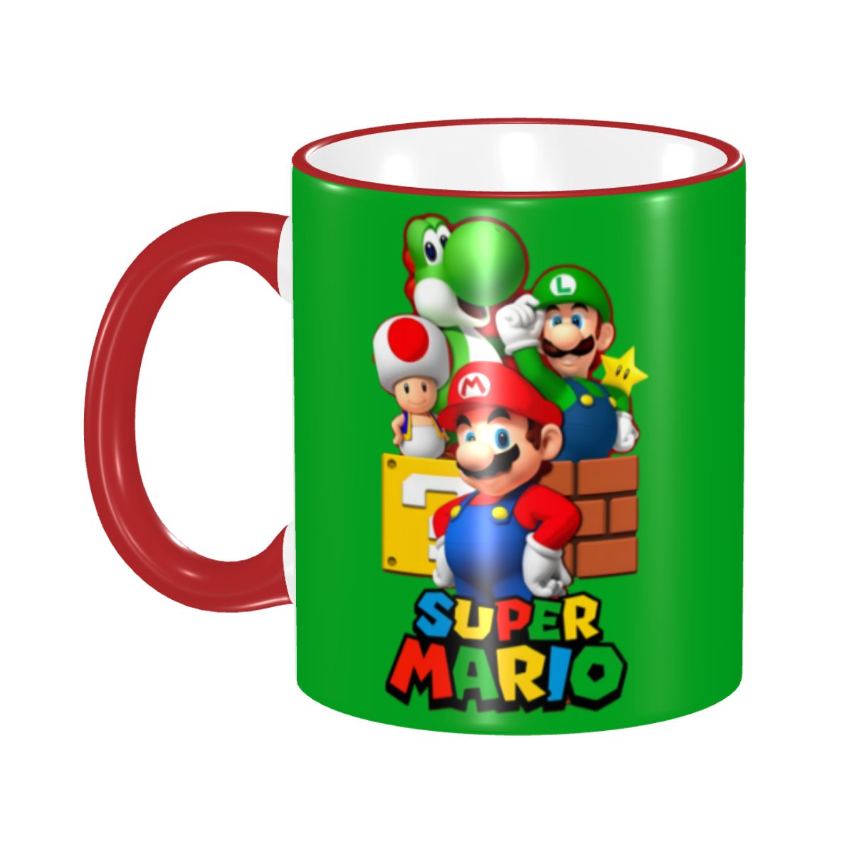 Coffee Tea Game - Customized M-Marios Mug DIY Kawaii Cartoon