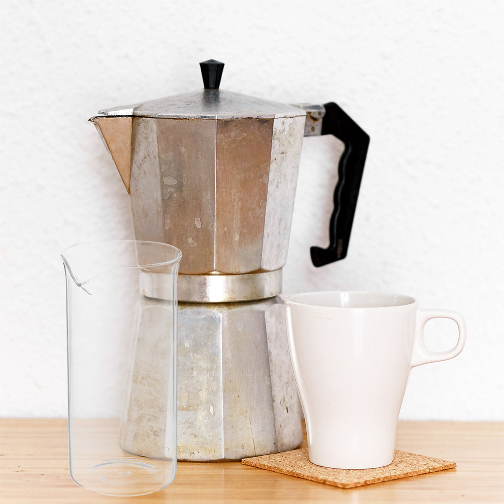 Tea And Coffee Kettle - Glass Coffee Press Replacement Cup Sturdy