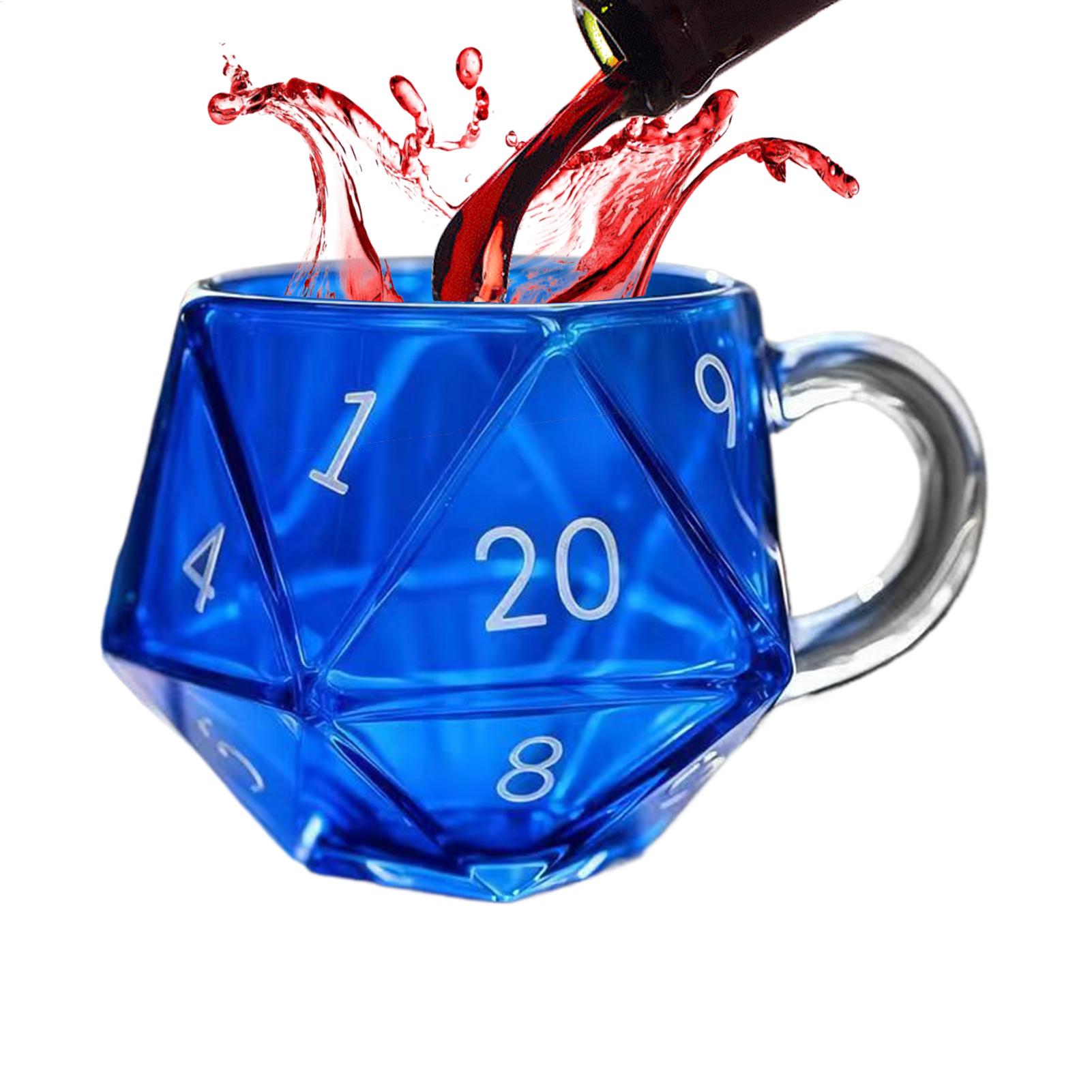 Coffee Tea Game - Tea Mug Polyhedral Dice Water Cup