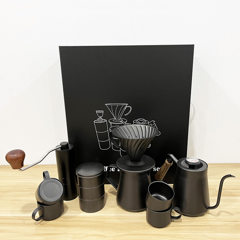 Coffee Tea - HIGHWIN Portable Coffee Set 7PCS Coffee