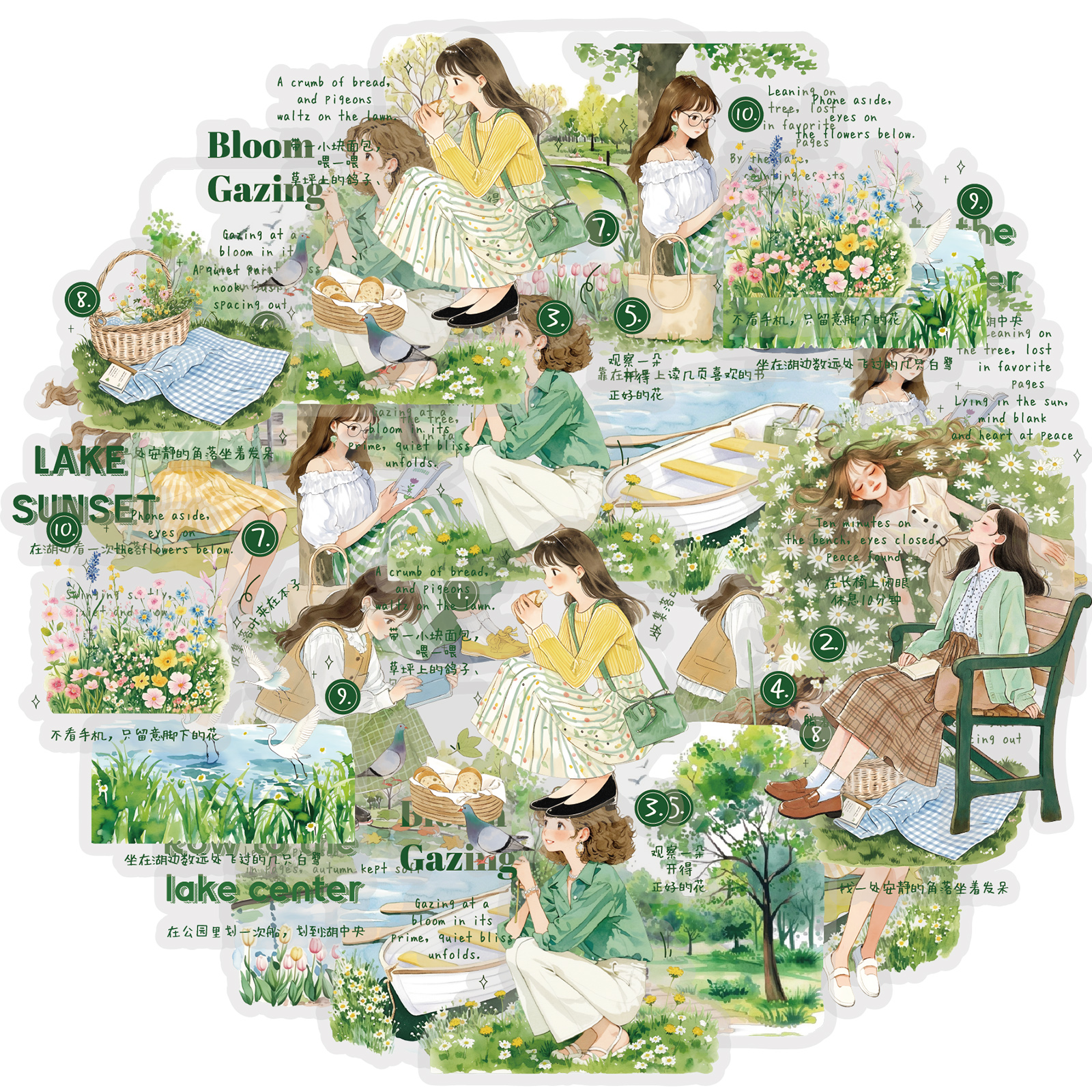 Coffee Tea Journal - Etori Life 15Pcs Vintage Afternoon Tea