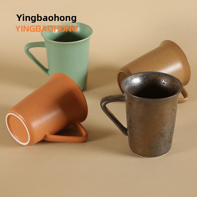Coffee Tea Uses - High-Style Ceramic Water Cup Thick Earthenware