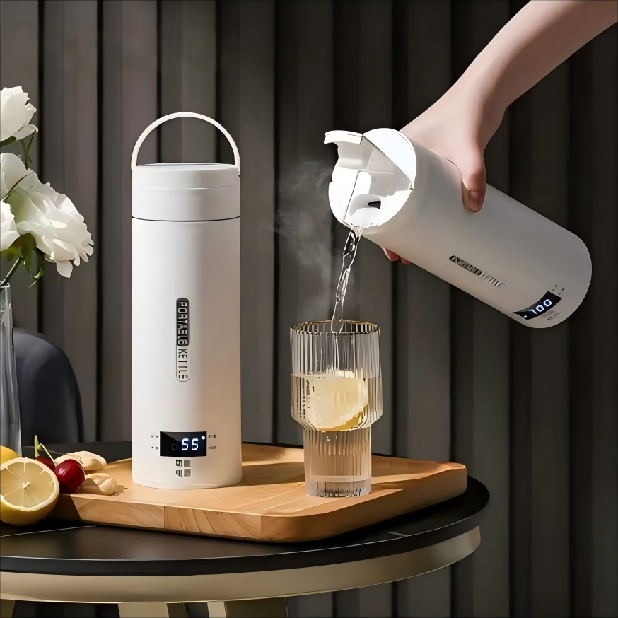 Coffee Tea Menu - HOMEFISH 450ML Electric Kettles Portable Tea