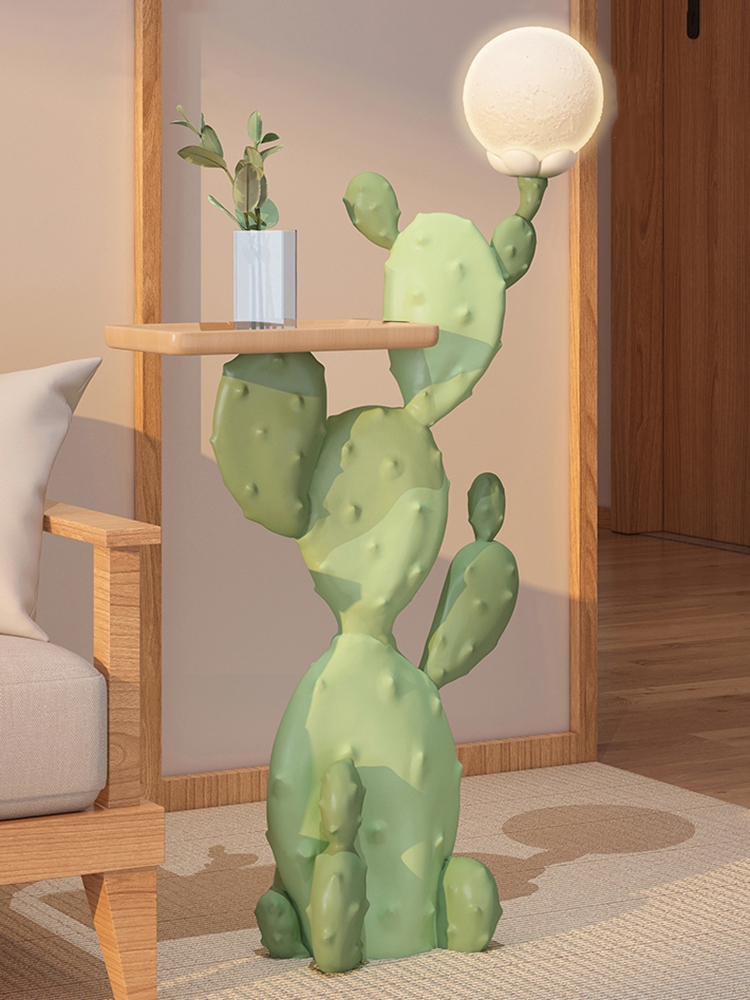 Switching Coffee To Tea - Home Decor 129CM Cactus Statue Side