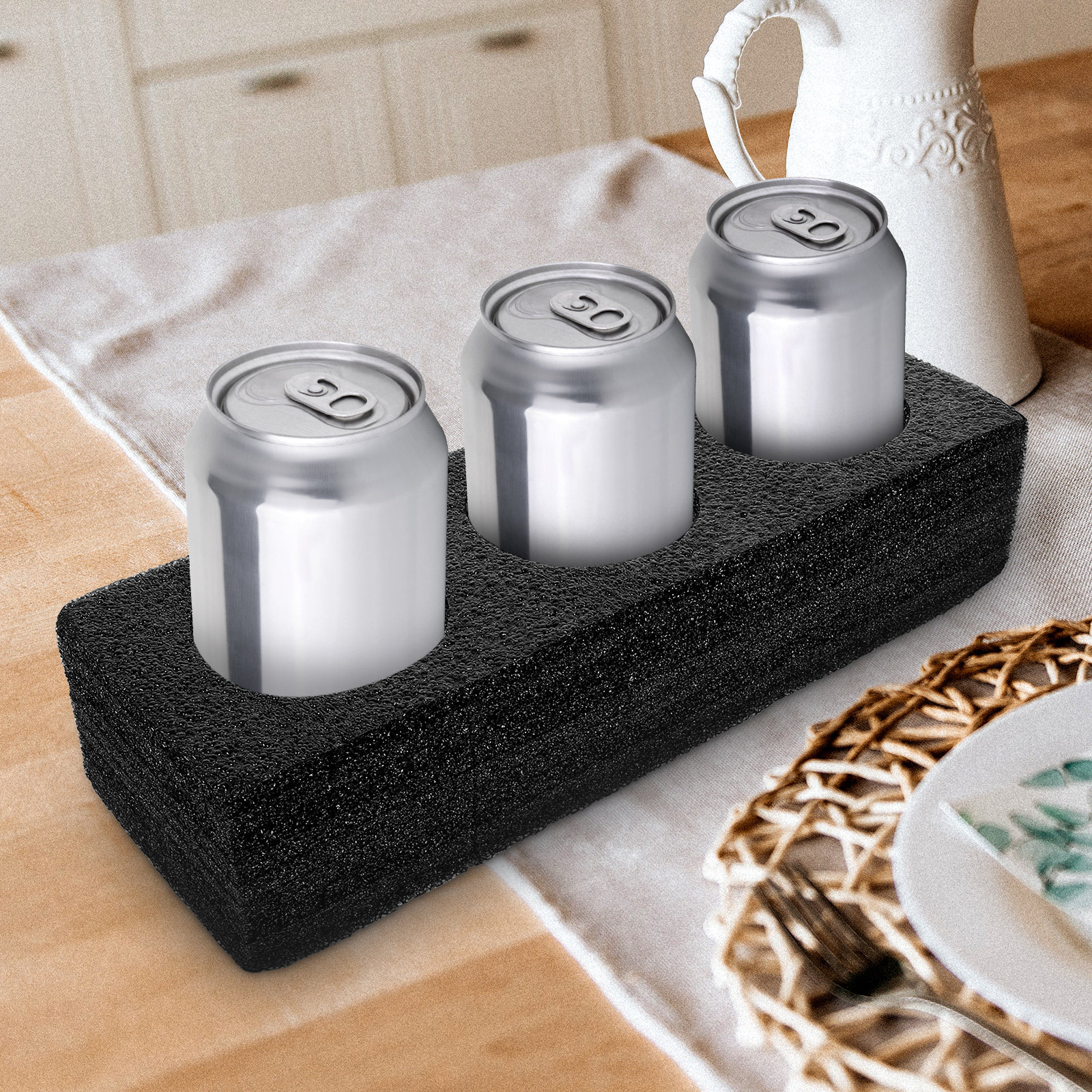 Coffee Tea Uses - Portable Milk Tea Cup Holder 3-Hole