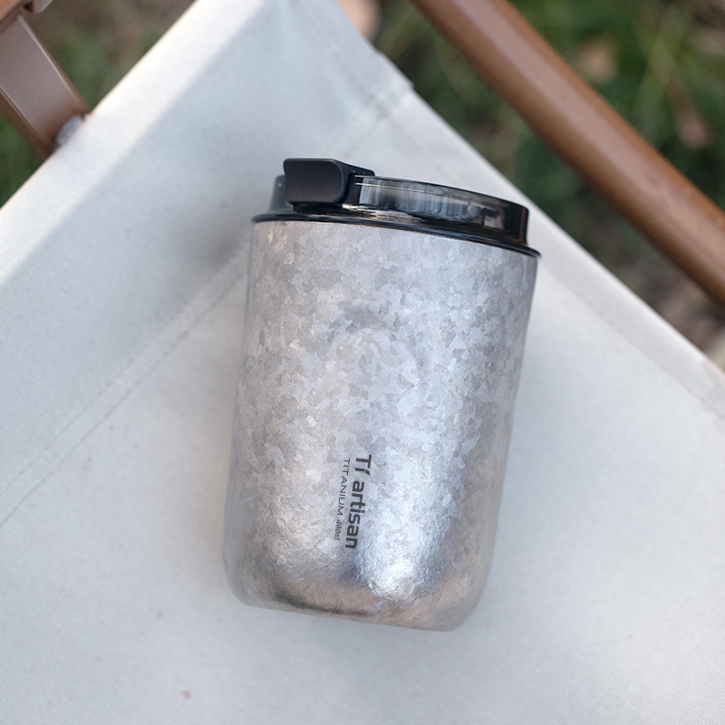 Coffee Tea Warmer - Tiartisan Titanium Thermos Bottle Outdoor Camping