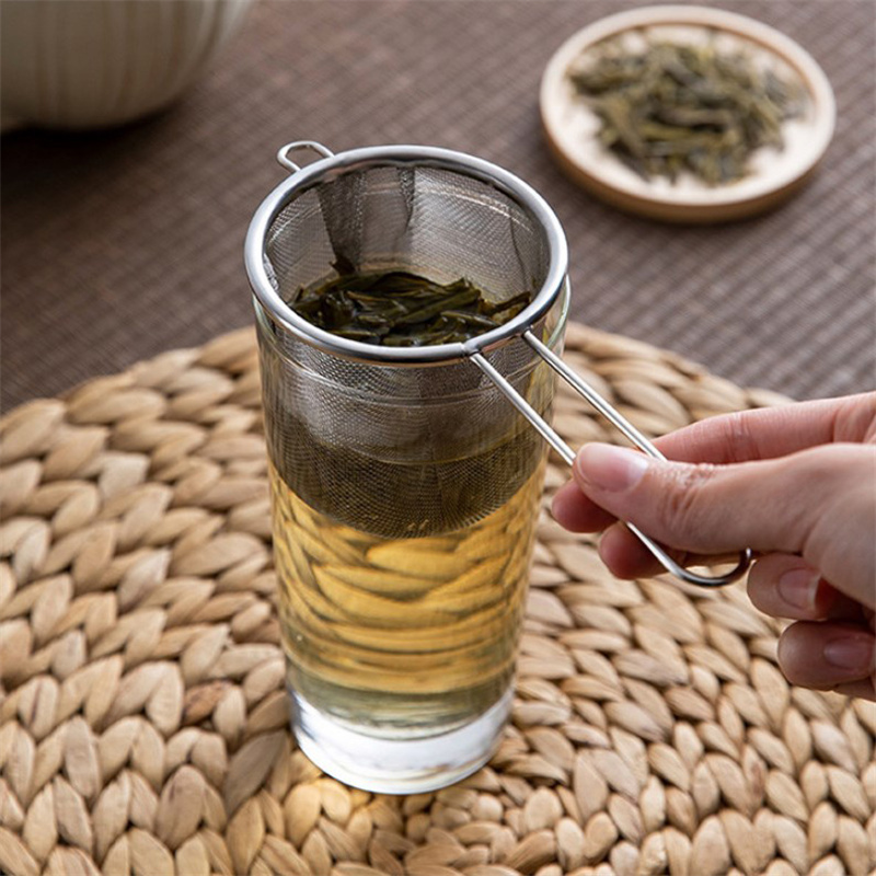 Coffee Tea Infusion - Tea Infuser With Handle Fine Mesh