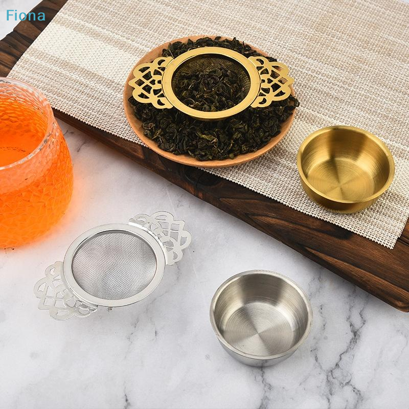 ✔Double-layer Fine Mesh Tea St - Coffee Tea Infusion reseña y precio