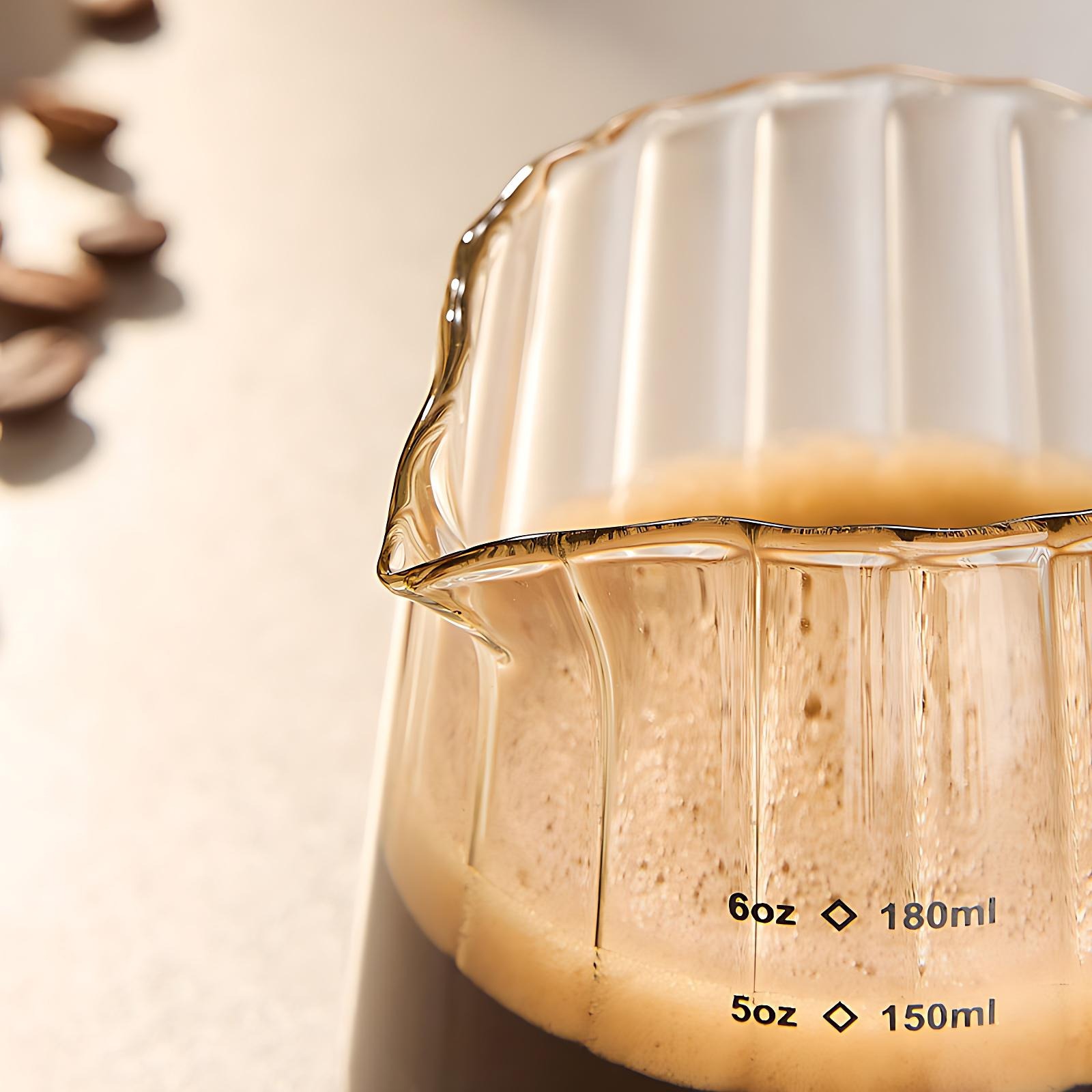 OANKR 6 oz Glass Measuring Cup - Coffee And Tea Glass reseña y precio