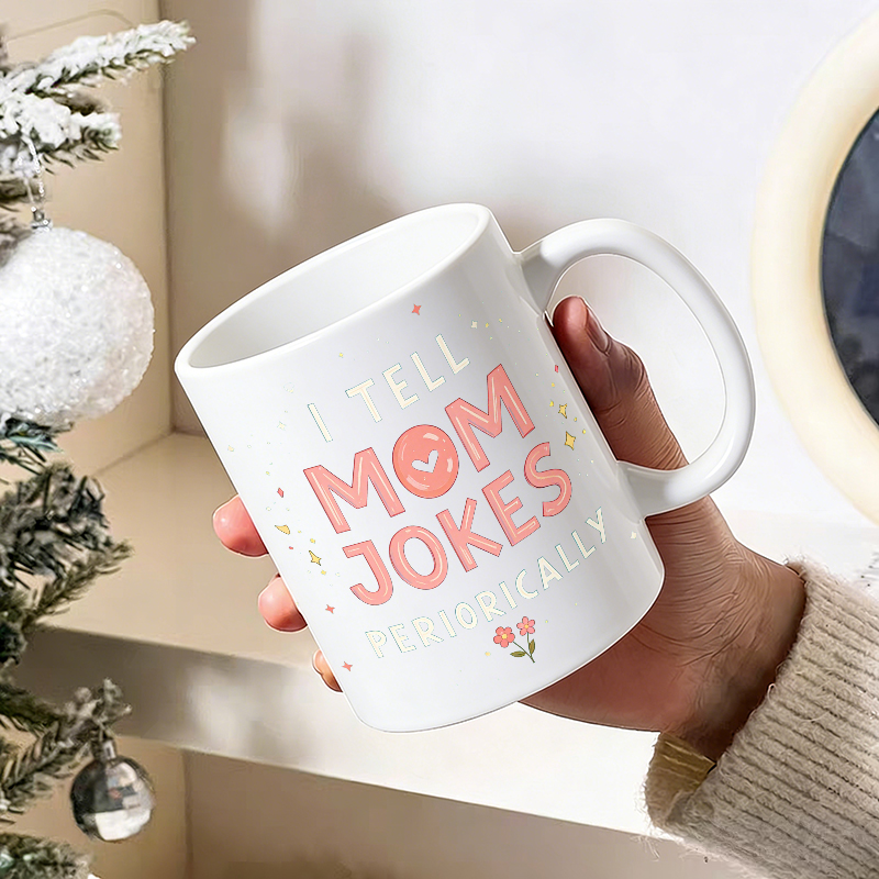 Cup & Mug Set, I Tell Mom Joke - Coffee Tea Jokes reseña y precio