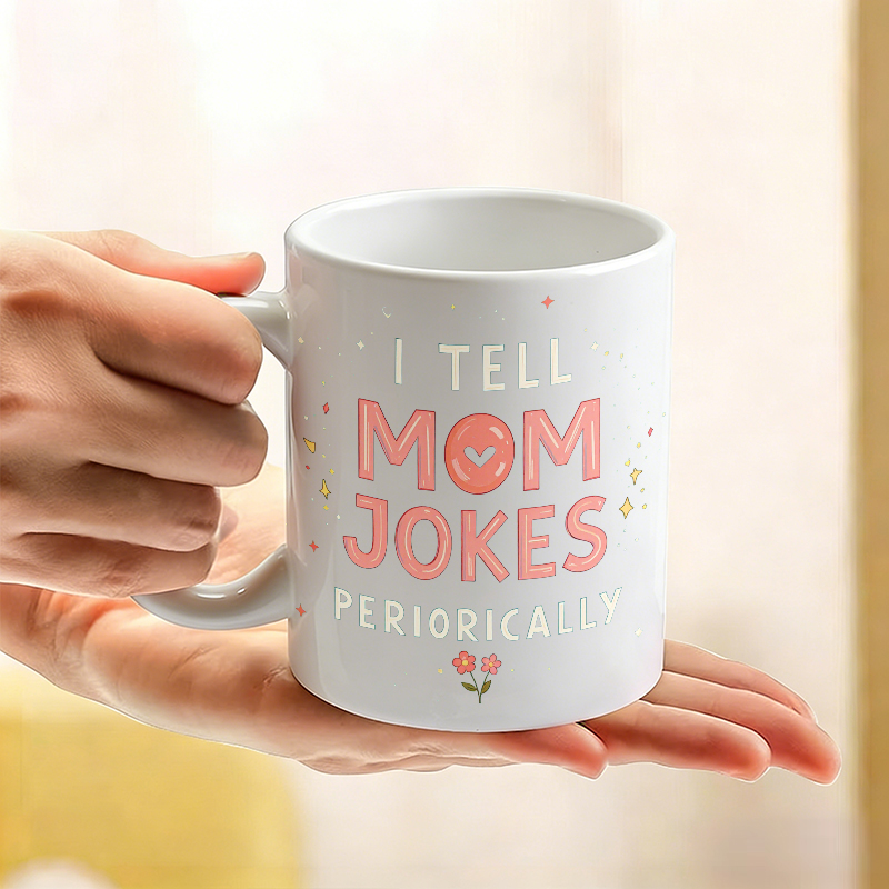 Cup & Mug Set, I Tell Mom Joke - Coffee Tea Jokes reseña y precio