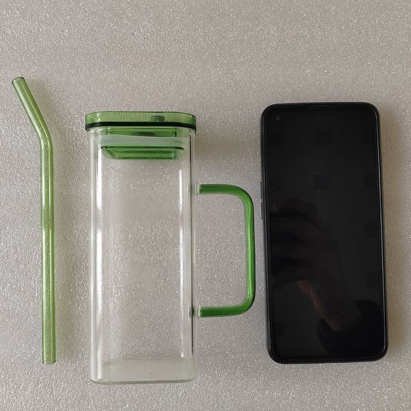 1 Pcs Pink Glass Cup, 6 Col Sq - Coffee Tea reseña y precio