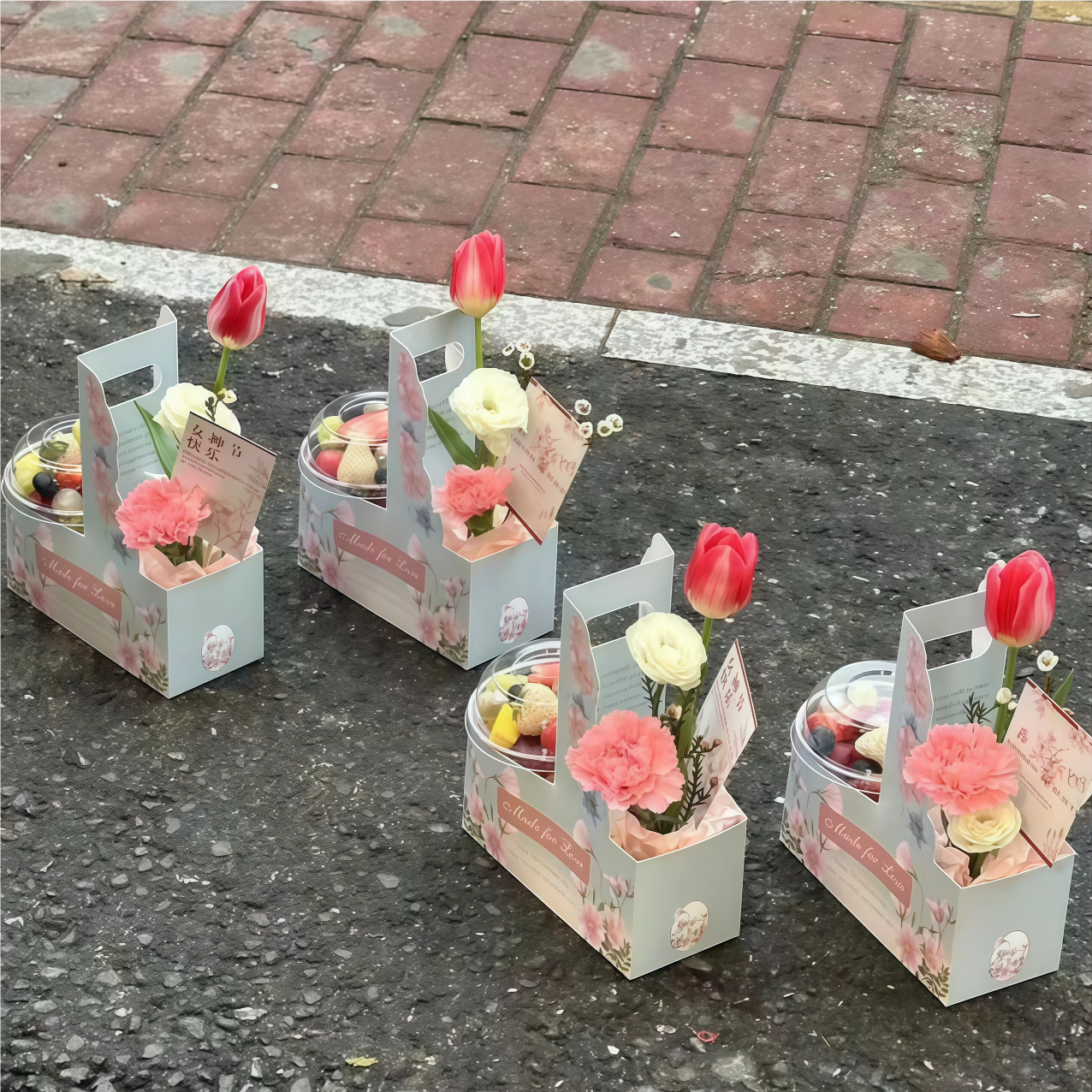 Handheld Coffee Flower Box Tea - Coffee Tea Gift Basket reseña y precio