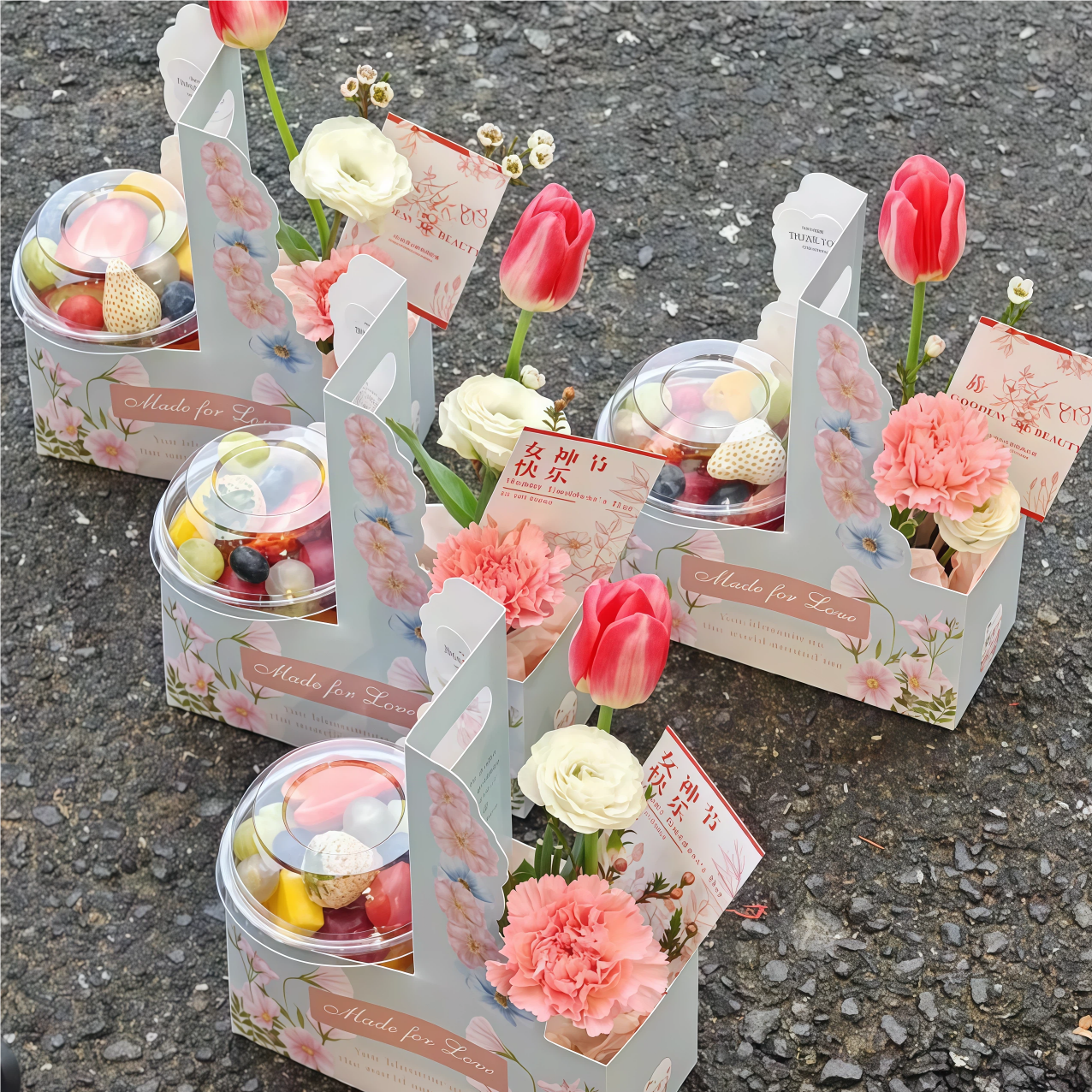 Handheld Coffee Flower Box Tea - Coffee Tea Gift Basket reseña y precio
