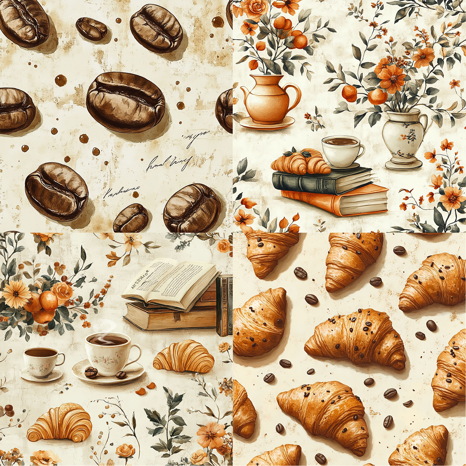 24 Sheets 6 inch Size Vintage  - Coffee Tea Journal reseña y precio