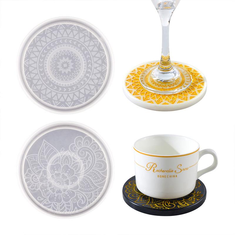 Flower Coaster Silicone Mold E - Coffee Tea Flower reseña y precio