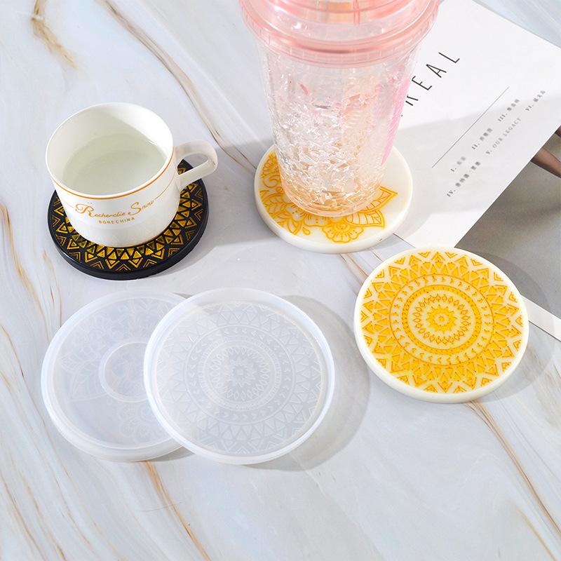 Flower Coaster Silicone Mold E - Coffee Tea Flower reseña y precio