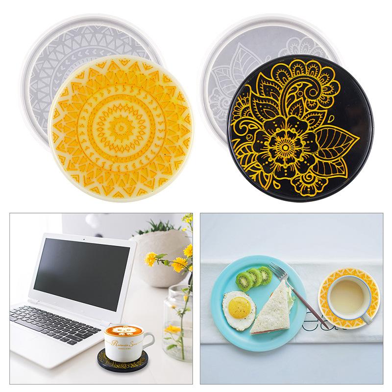 Flower Coaster Silicone Mold E - Coffee Tea Flower reseña y precio