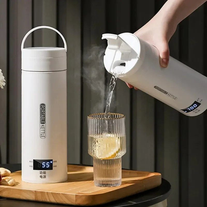 450ML Electric Kettles Portabl - Coffee Tea Menu reseña y precio