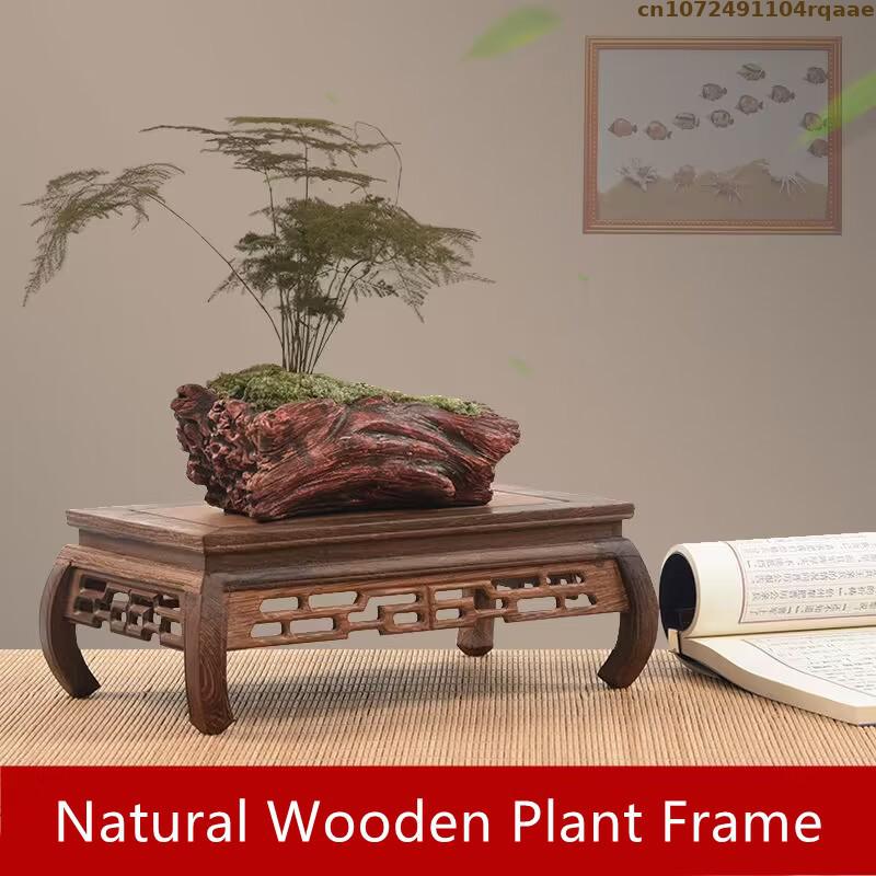 Premium Wooden Bases Bonsai Ho - Coffee Tea Flower reseña y precio