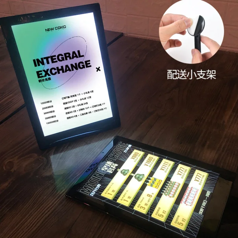 Illuminated LED Wine List Disp - Coffee Tea Menu reseña y precio