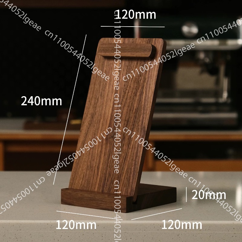 Black walnut desktop display c - Coffee Tea Menu reseña y precio