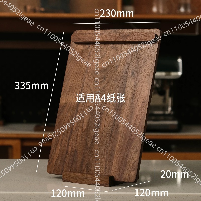 Black walnut desktop display c - Coffee Tea Menu reseña y precio