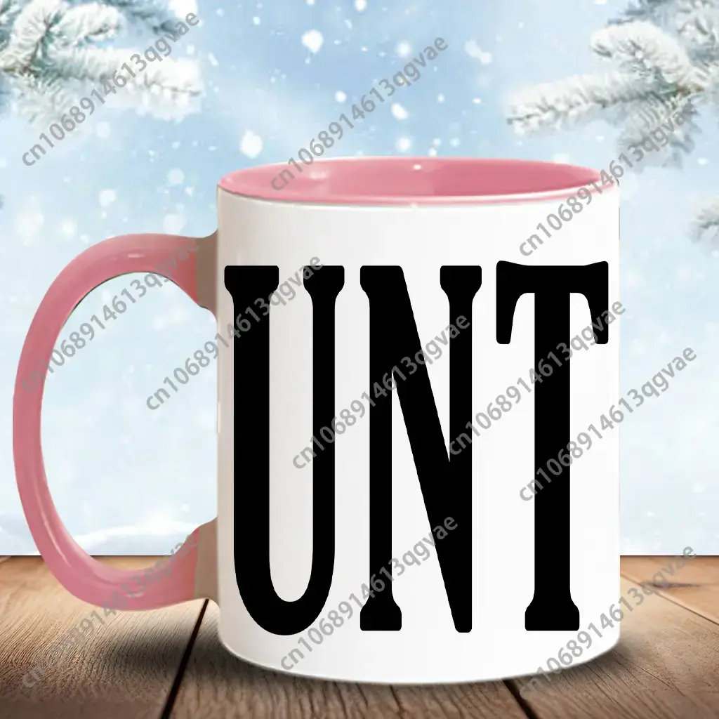 Funny UNT with handle Coffee M - Coffee Tea Jokes reseña y precio