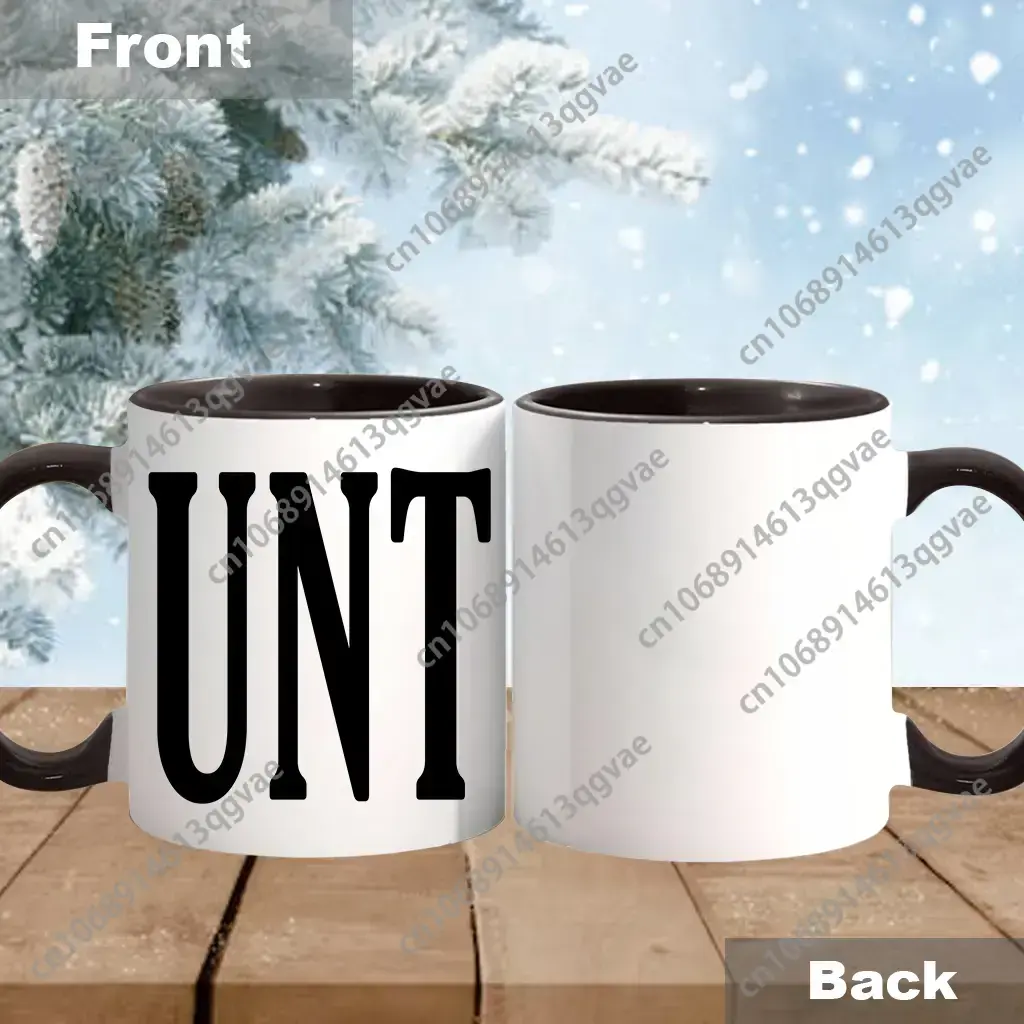 Funny UNT with handle Coffee M - Coffee Tea Jokes reseña y precio