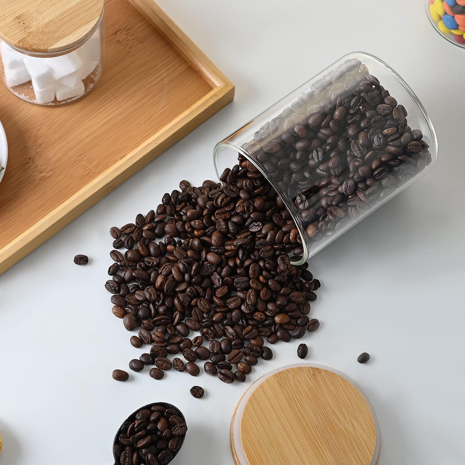 umieo Glass Food Storage Conta - Coffee And Tea Glass reseña y precio