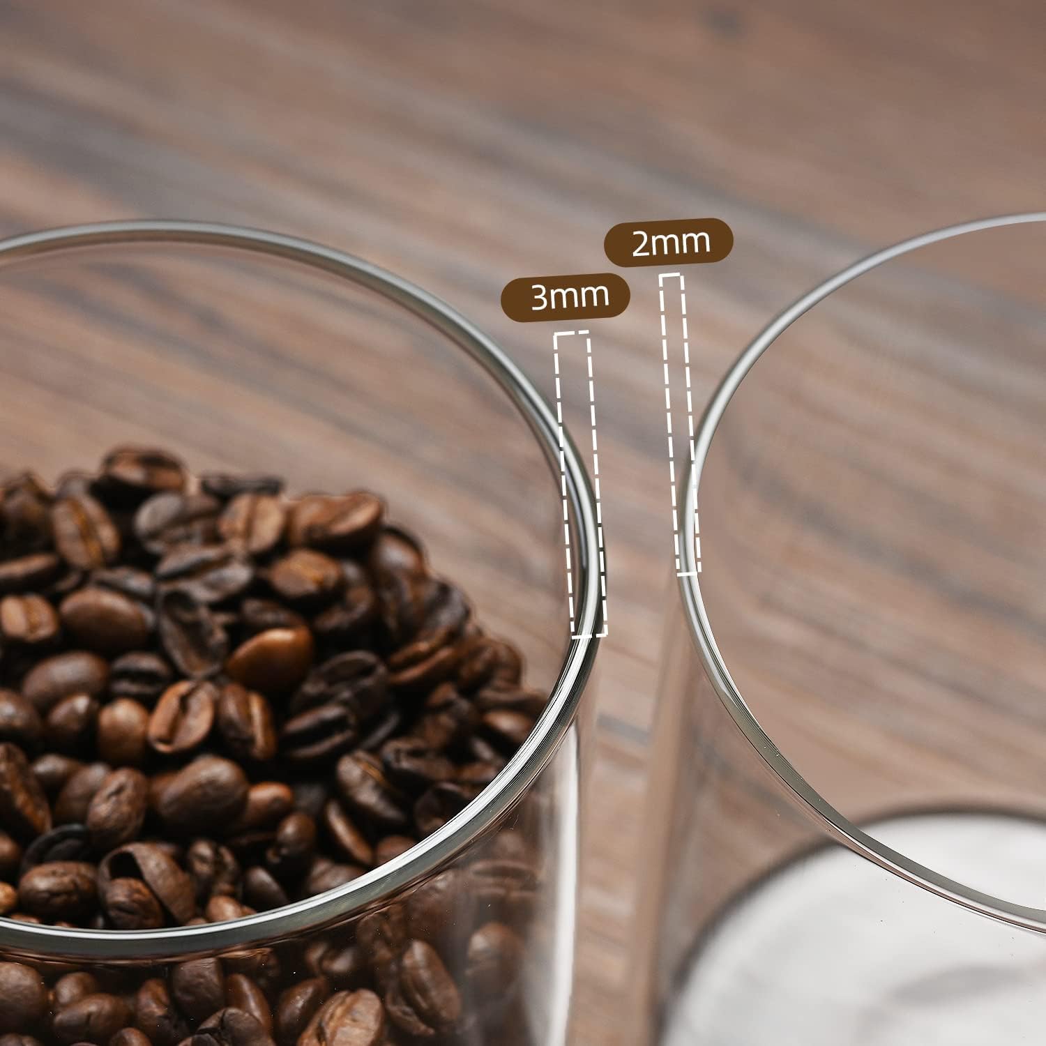 umieo Glass Food Storage Conta - Coffee And Tea Glass reseña y precio