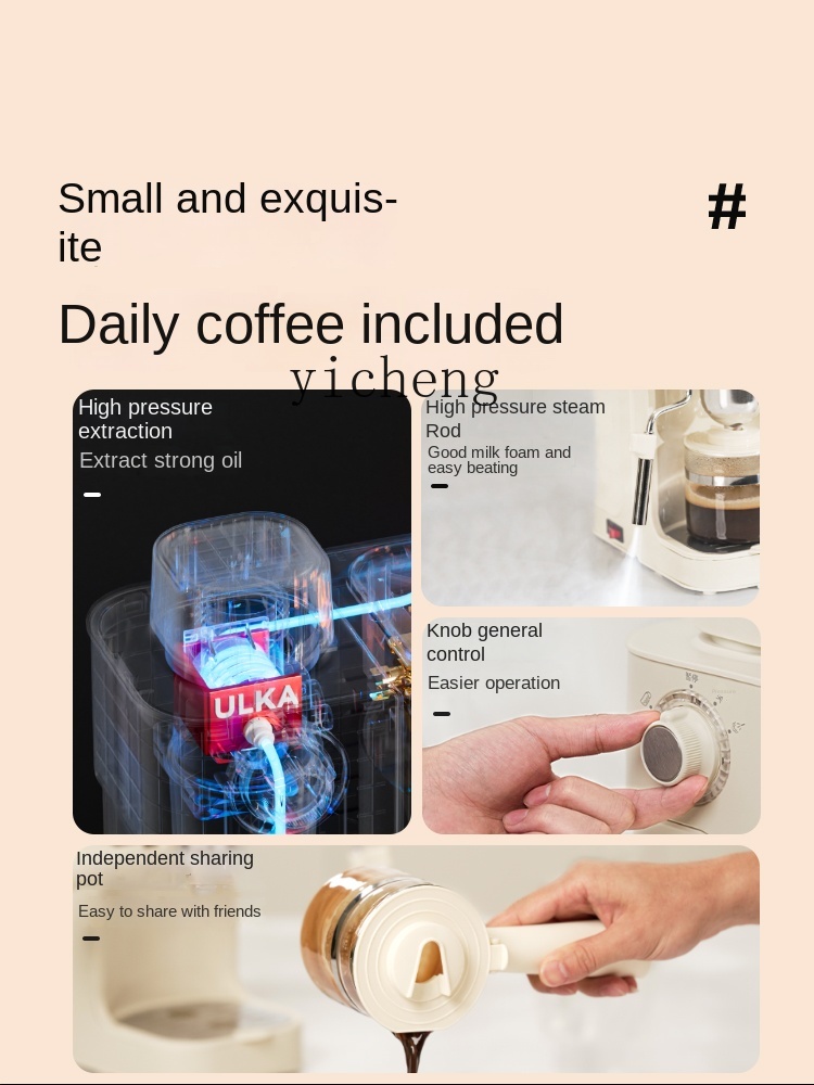 cc28Coffee Machine Household S - Coffee Bean reseña y precio
