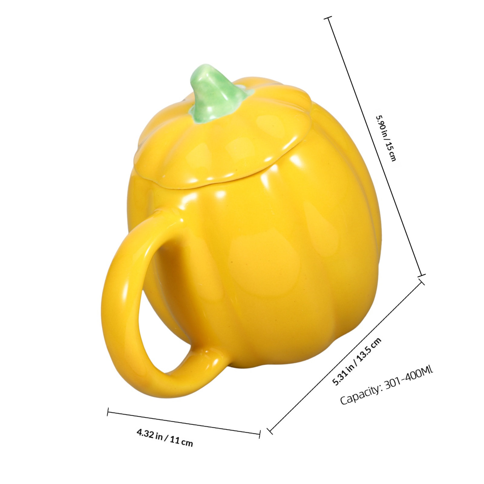 Pumpkin Shape Ceramic Mug Coff - Coffee Tea Uses reseña y precio