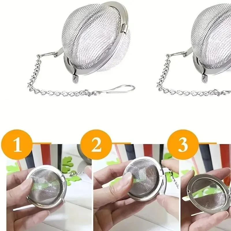 1 Pc Stainless Steel Tea Ball, - Coffee Tea Infusion reseña y precio