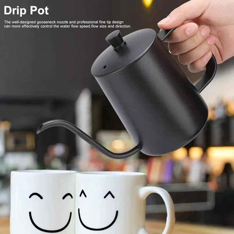 350/600ML Stainless Steel Drip - Tea And Coffee Kettle reseña y precio
