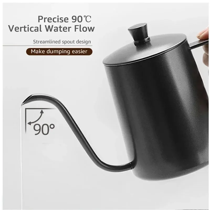 350/600ML Stainless Steel Drip - Tea And Coffee Kettle reseña y precio