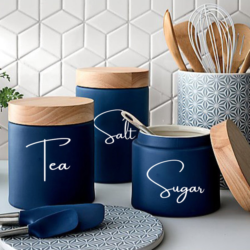Decal Only 8Pcs Kitchen Organi - Switching Coffee To Tea reseña y precio