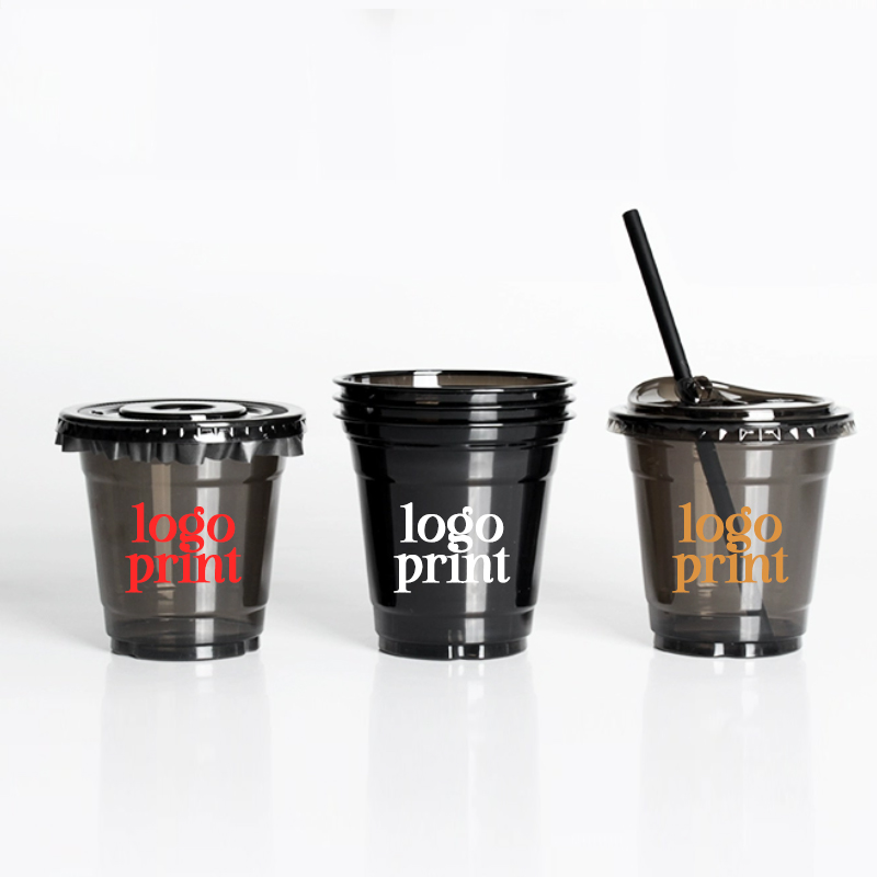 LogoDisposable Transparent Pet - Coffee Tea Flower reseña y precio