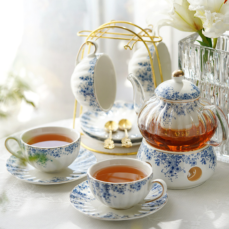 English-style Afternoon Tea Se - Coffee Tea Flower reseña y precio