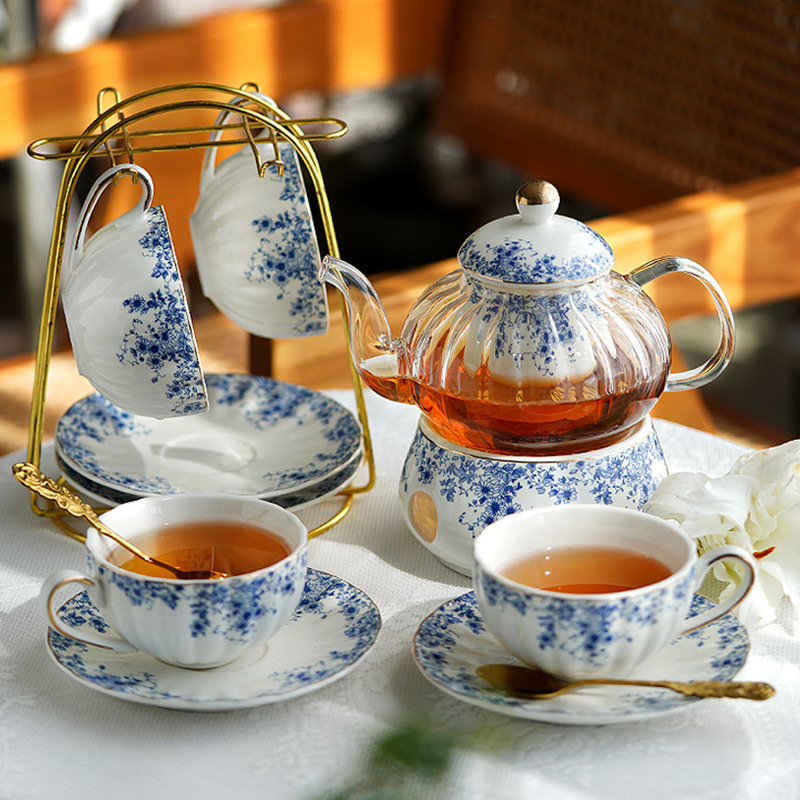 English-style Afternoon Tea Se - Coffee Tea Flower reseña y precio