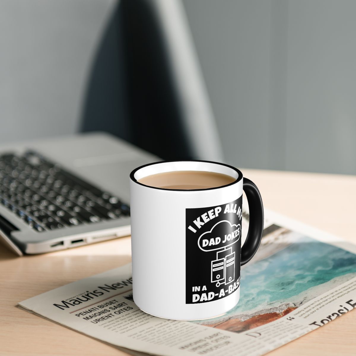 I Keep All My Dad Jokes In A D - Coffee Tea Jokes reseña y precio