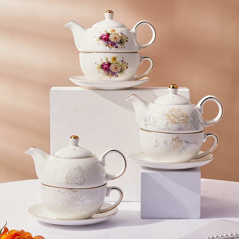 480ml Ceramic Tea for One Set  - Coffee Tea Flower reseña y precio