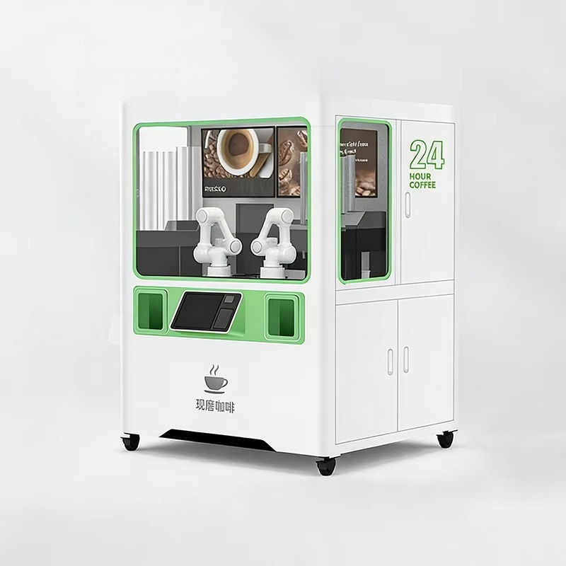 Customized Commercial Robotic  - Coffee Tea Vending Machine For Office reseña y precio