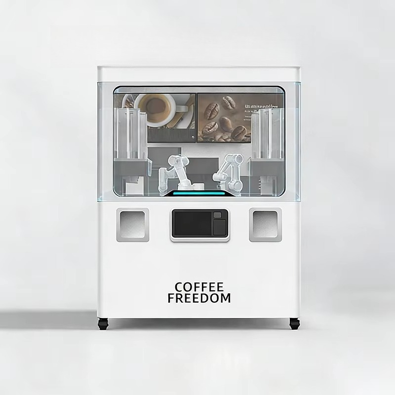Customized Commercial Robotic  - Coffee Tea Vending Machine For Office reseña y precio