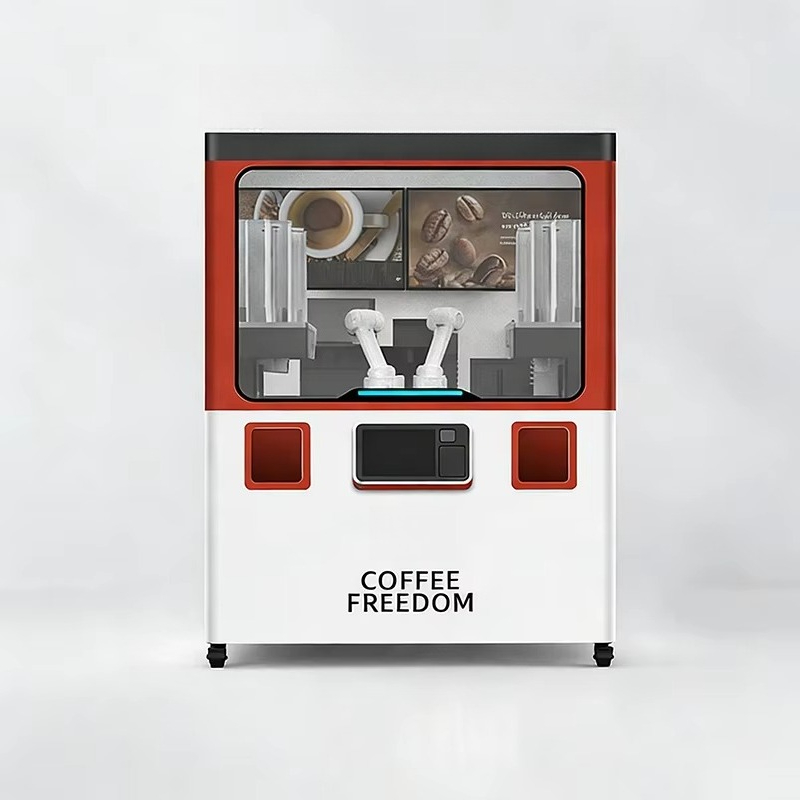 Customized Commercial Robotic  - Coffee Tea Vending Machine For Office reseña y precio