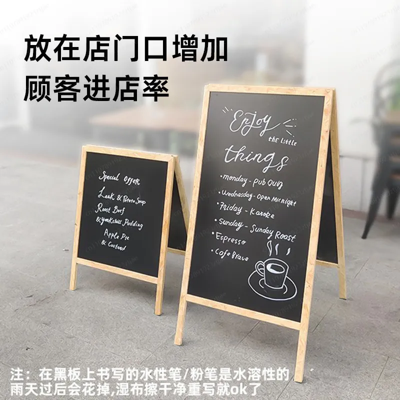 Floor standing handwritten bla - Coffee Tea Menu reseña y precio