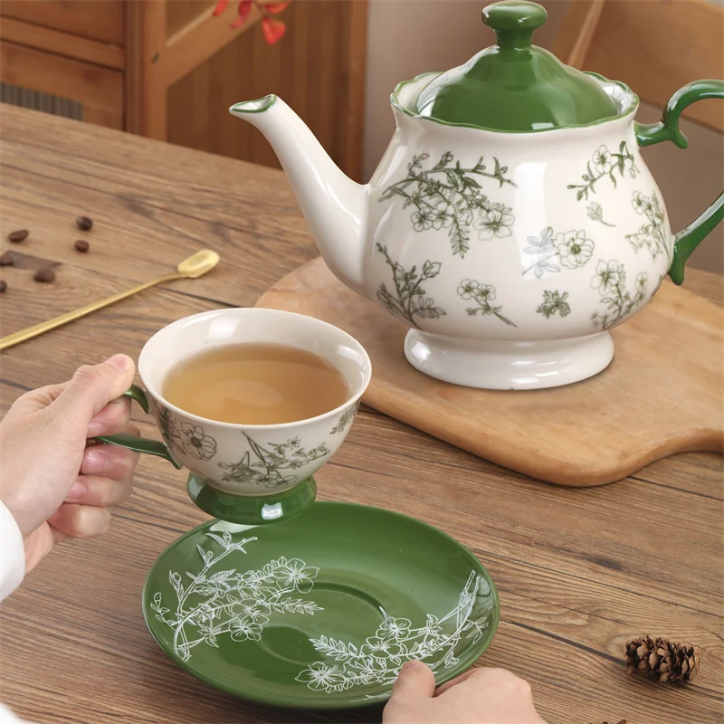 SOLECASA 220ml Coffee Cup&Sauc - Coffee Tea Flower reseña y precio