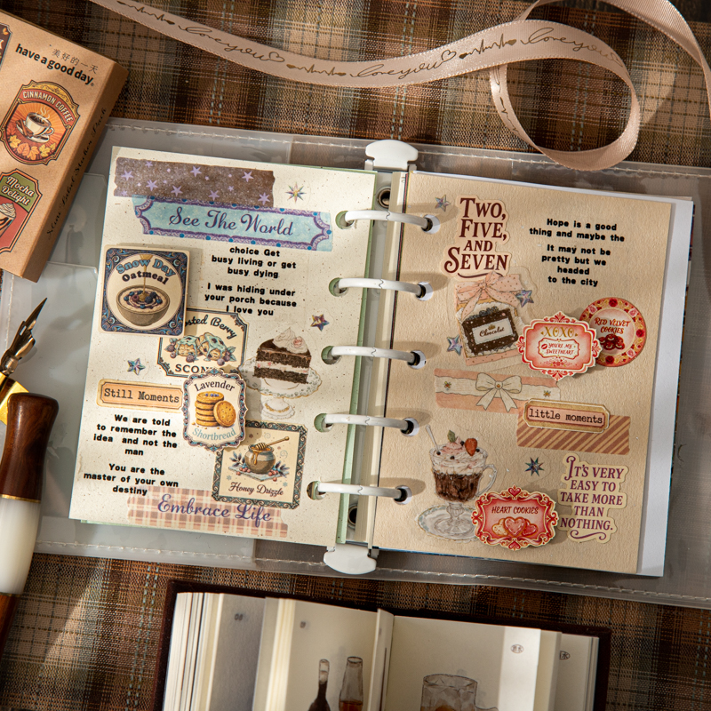 Journal GO 50pcs Vintage Coffe - Coffee Tea Journal reseña y precio