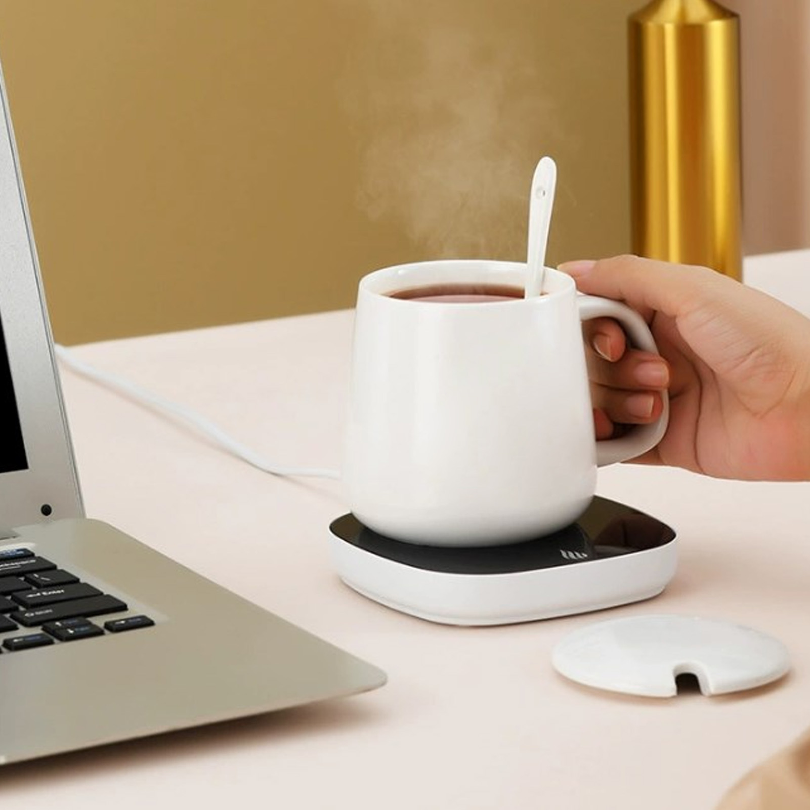Mug Warmer 16W Low Power 55℃ C - Coffee Tea Warmer reseña y precio