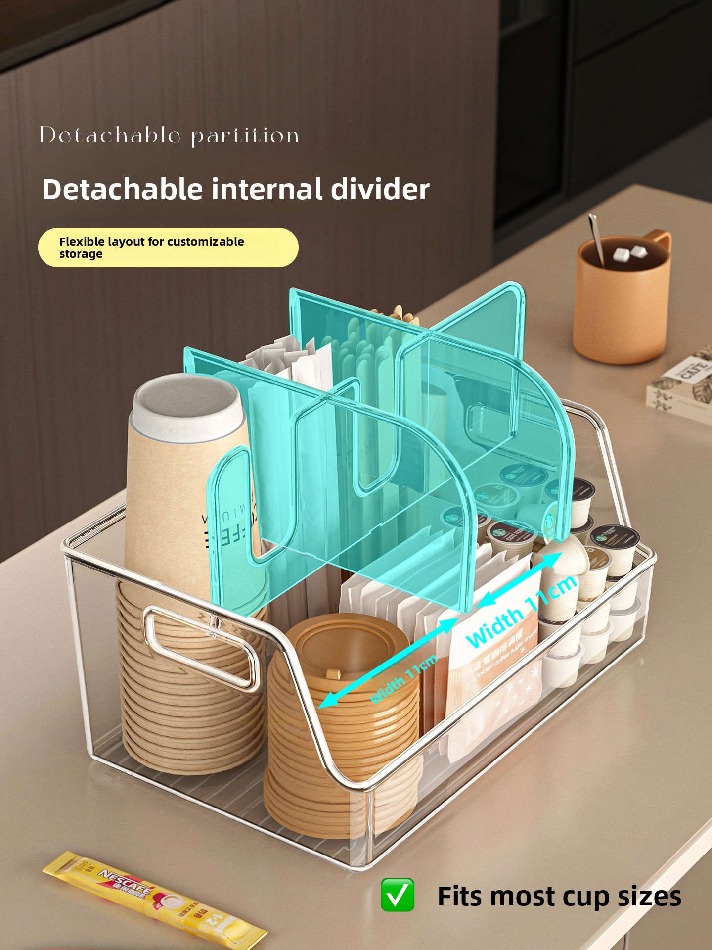 Disposable Cup Holder Stand Co - Coffee Tea Vendor reseña y precio